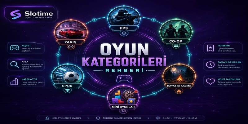 Slotime Oyun Kategorileri İnceleme